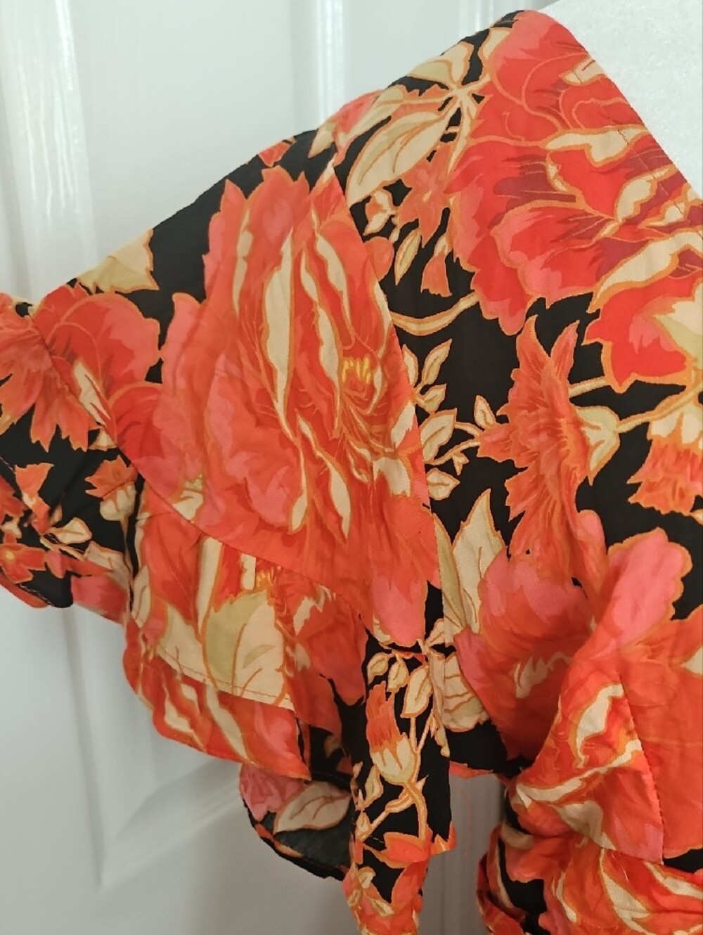 Anthropologie Abel The Label Lola Floral Boho Maxi Dress M (Read) - Picture 6 of 13